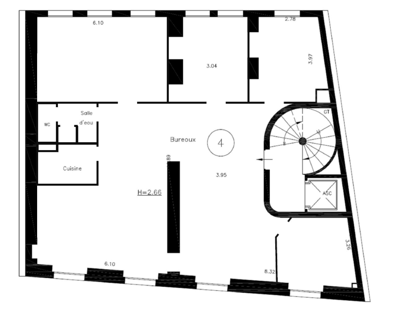 Bureau Paris 300m² Location bureau Paris OLBUR2427078 1